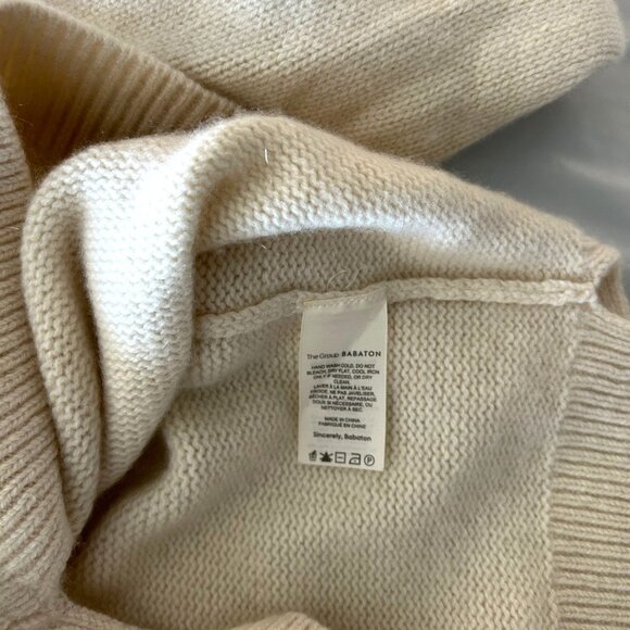 Babaton Ivory Cashmere Hoodie Sweater Sz XS - Picture 8 of 9